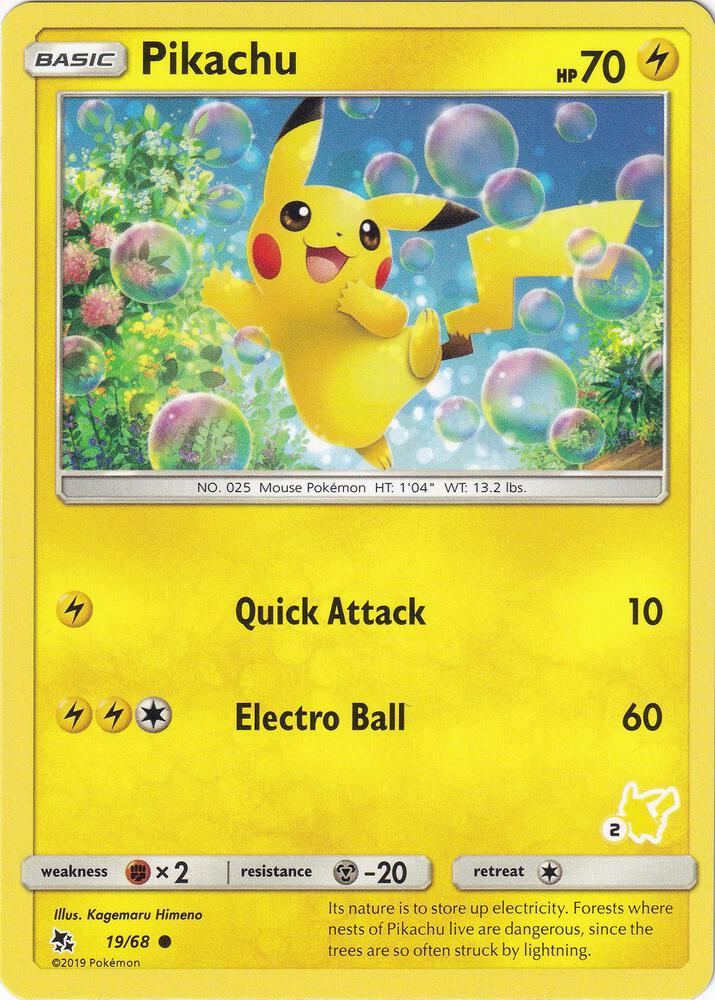 2020 Battle Academy Pikachu Pokémon card